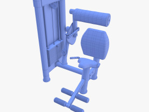 Lower back machine 3D Model