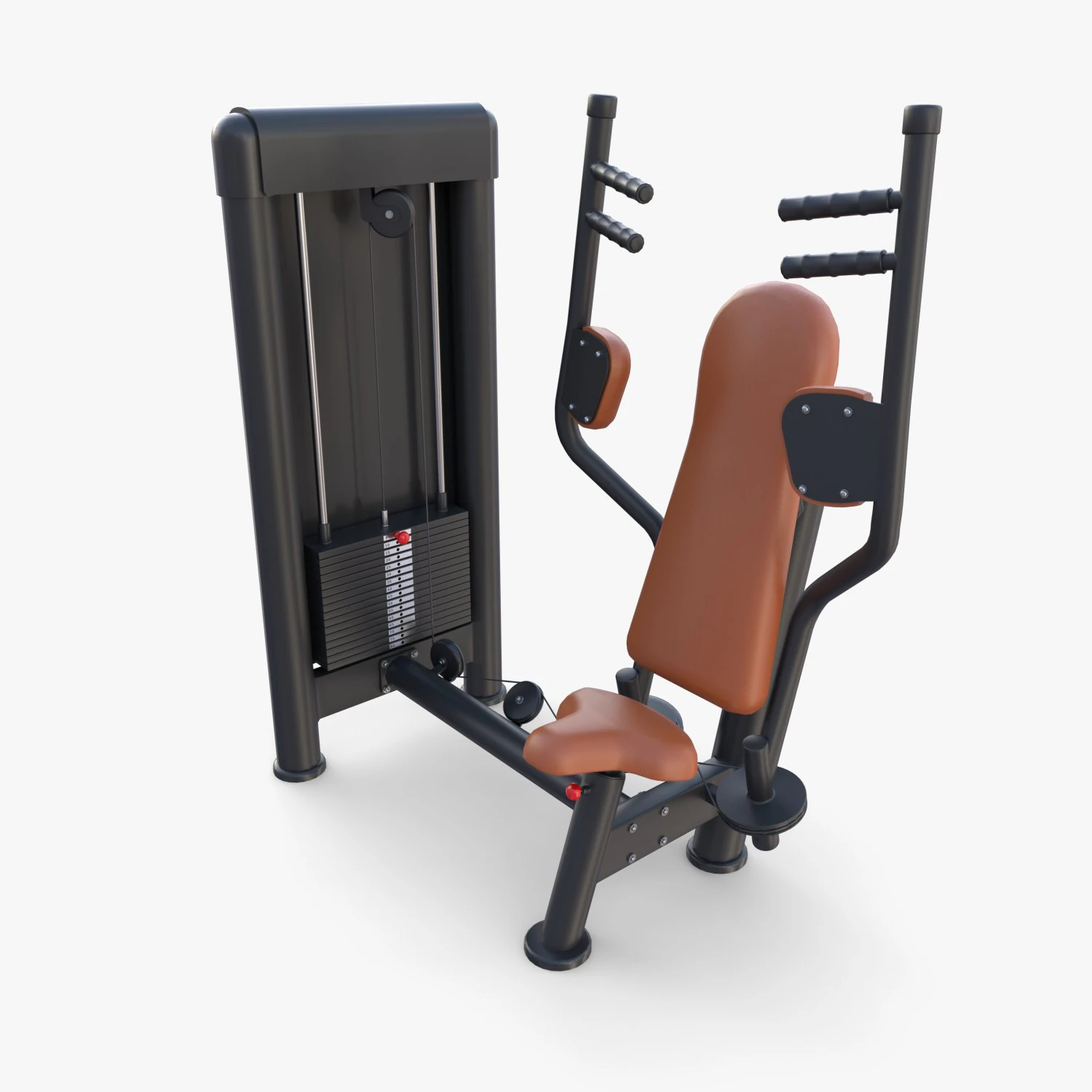 Pec deck machine 3D Model .c4d .max .obj .3ds .fbx .stl .blend 