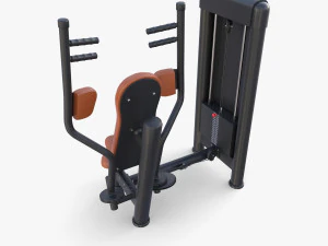 Pec deck machine 3D Model