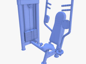 Pec deck machine 3D Model