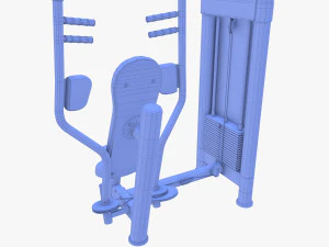 Pec deck machine 3D Model