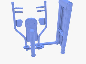 Pec deck machine 3D Model