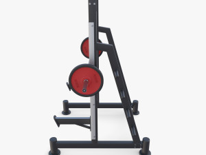 Squat rack 3D-Modell