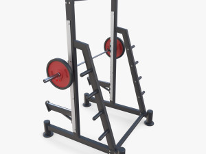 Squat rack 3D-Modell
