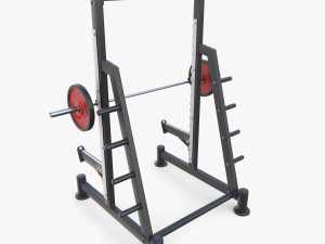 Squat rack 3D-Modell