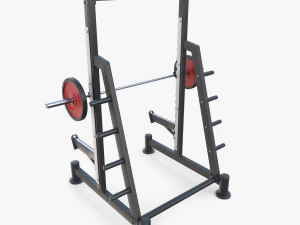 Kniebeugenst&auml;nder 3D Modell