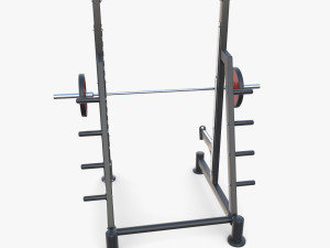 Squat rack 3D-Modell