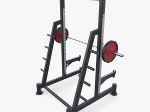 Squat rack 3D-Modell