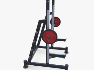 Squat rack 3D-Modell