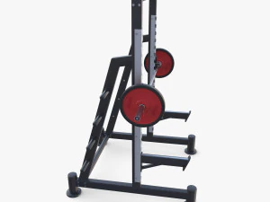 Kniebeugenst&auml;nder 3D Modell