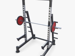 Squat rack 3D-Modell