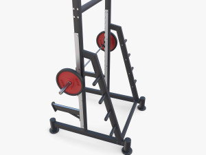 Squat rack 3D-Modell