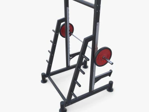 Kniebeugenst&auml;nder 3D Modell