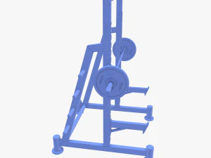 Kniebeugenst&auml;nder 3D Modell