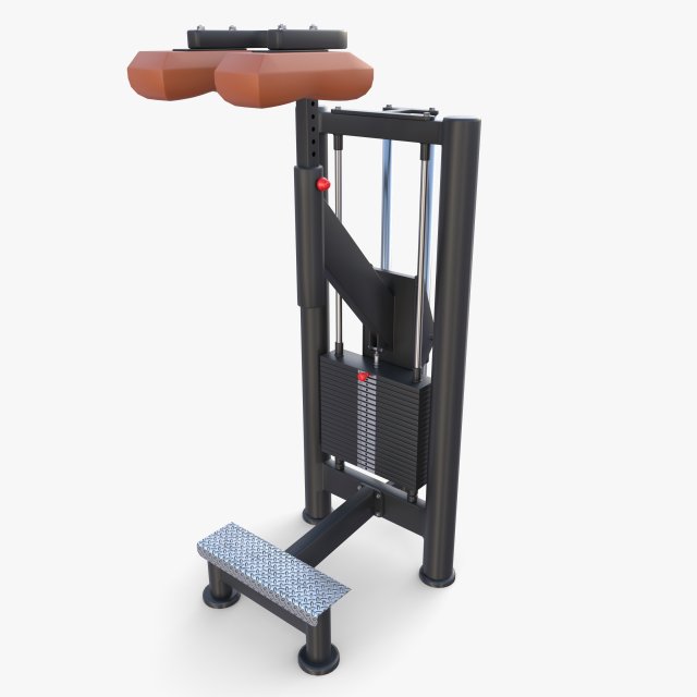 Standing calf machine 3D Модель .c4d .max .obj .3ds .fbx .stl .blend 