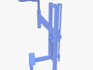 Standing calf machine 3D Model