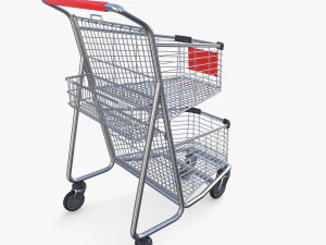 Shopping cart v3 3D Model