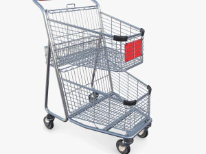 Shopping cart v3 3D Model