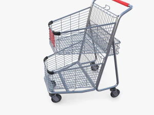 Shopping cart v3 3D Model