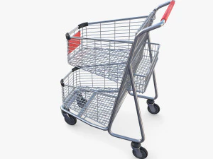 Shopping cart v3 3D Model
