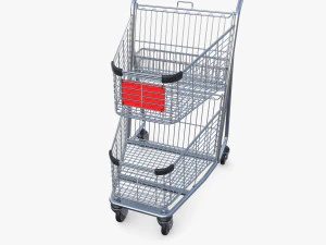 Shopping cart v3 3D Model