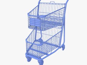 Shopping cart v3 3D Model