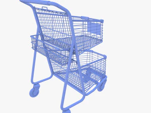 Shopping cart v3 3D Model
