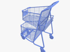 Shopping cart v3 3D Model