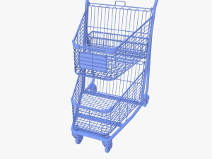 Shopping cart v3 3D Model