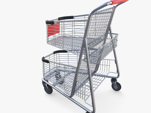 Shopping cart v4 Model 3D