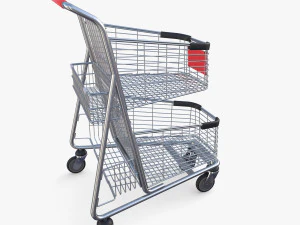 Shopping cart v4 3D Model