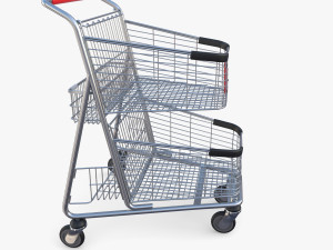 Shopping cart v4 Model 3D