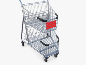 Shopping cart v4 Model 3D