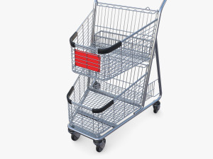 Shopping cart v4 Model 3D