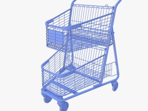 Shopping cart v4 Model 3D