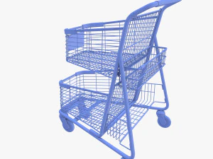 Shopping cart v4 3D Model