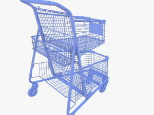 Shopping cart v4 3D Model
