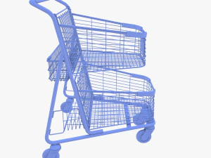 Shopping cart v4 3D Model