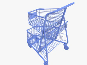 Shopping cart v4 3D Model