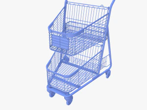 Shopping cart v4 3D Model