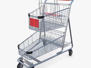 Shopping cart v14 3D Model