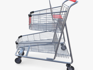 Shopping cart v14 3D Model