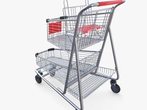 Shopping cart v14 3D Model