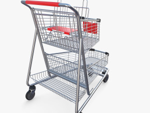 Shopping cart v14 3D Model
