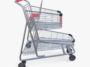 Shopping cart v14 3D Model