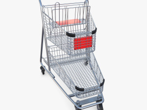 Shopping cart v14 3D Model