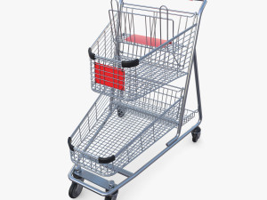 Shopping cart v14 3D Model