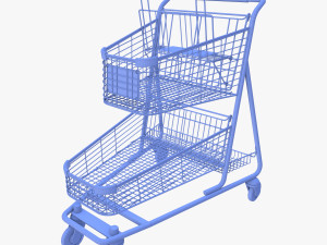 Shopping cart v14 3D Model