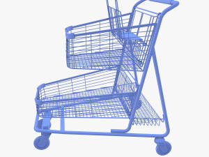 Shopping cart v14 3D Model