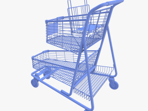 Shopping cart v14 3D Model